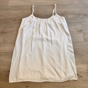 Mahina Crochet Bobbles Mini Dress / Swim Cover Off White Size Small S